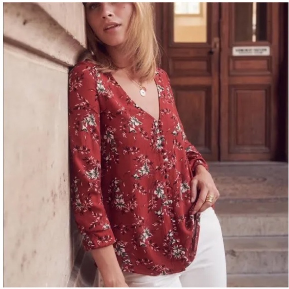 Sezane Heloise Blouse - SZ 38 (M)